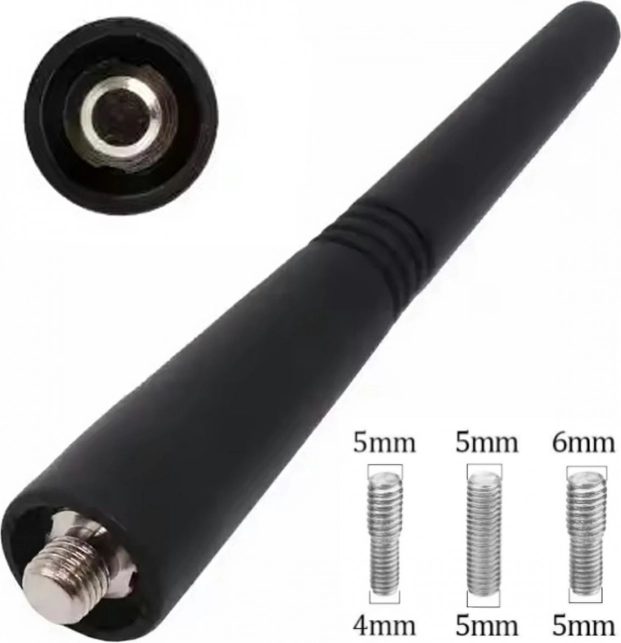 Automobilová anténa AM-FM 9cm čierna