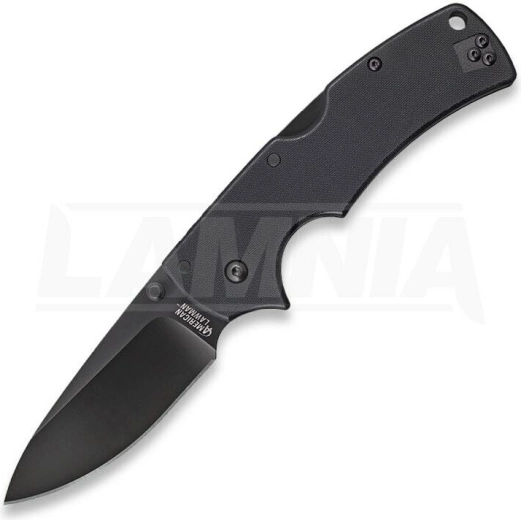 Cold Steel American Lawman – taktický vreckový nôž 8,9 cm, čierny, G10