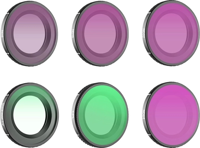 Sada 6 filtrov Sunnylife pre DJI Osmo Nano – 1/4 Black Mist, CPL, ND8, ND16, ND32, ND64