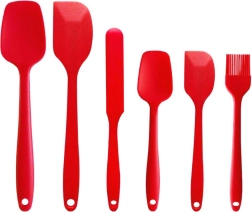 Sada kuchynských nástrojov 6-dielna červená