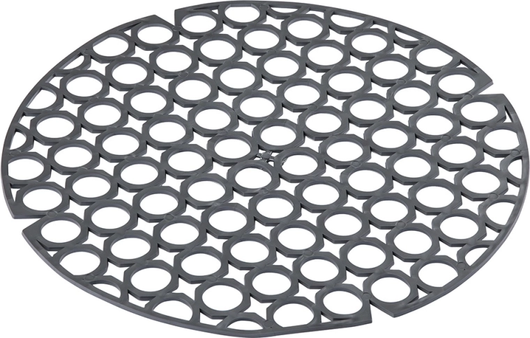 Elastická okrúhla mriežka do drezu 27,5 cm, strieborná