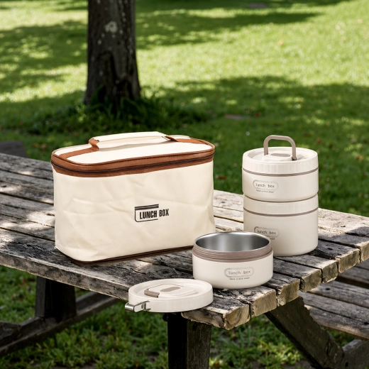 Súprava izolovaných nádob na potraviny LunchBox 4 kusy