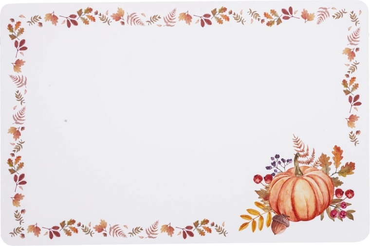 Plastové prestieranie Jeseň 43 × 28 cm - 1 kus