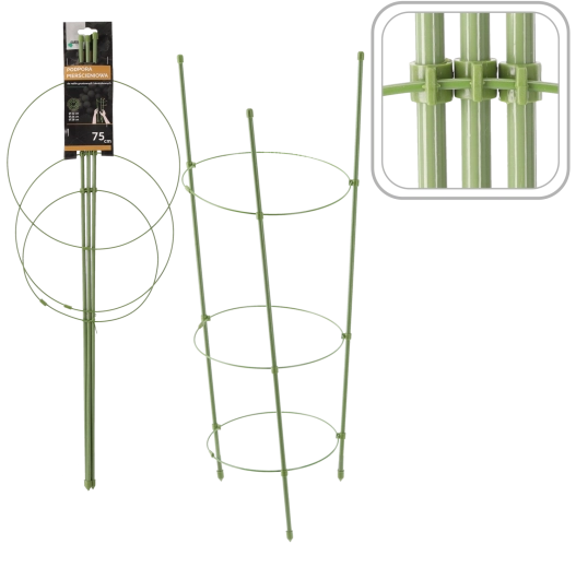 Kruhová opora pre rastliny 75 cm