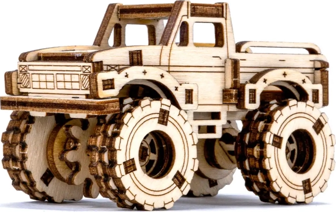 Drevené 3D puzzle Monster Truck – Model 4