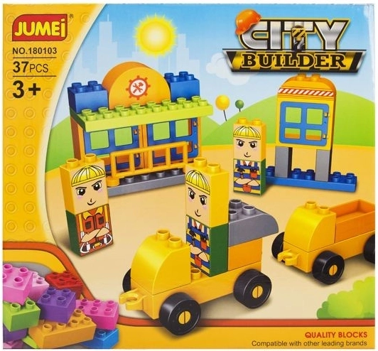 Jumei City Builder mesto – stavba, 37 dielikov (28 × 26 cm) - 1 kus