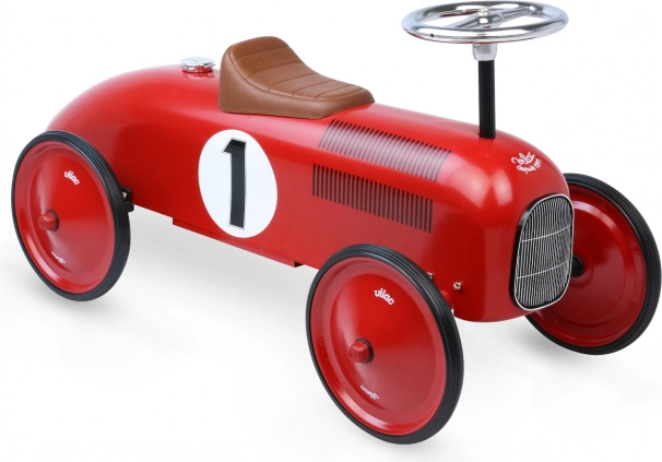 Vilac vintage odrážadlo červené kovové auto