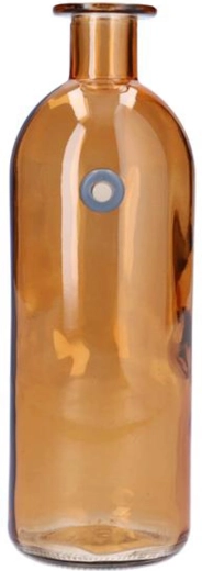 Sklenená váza Wallflower fľaša 20,5 cm terra