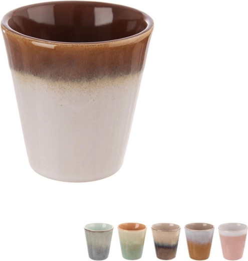 Kameninový espresso hrnček 0,1 l bez uška (mix glazúr)