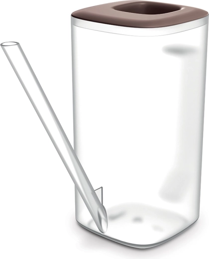 Zavlažovacia kanvička Tubi 1,6 l transparentná/marsala