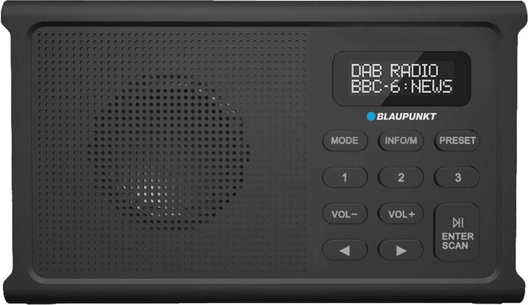 Prenosné digitálne rádio Blaupunkt DR3BK DAB+