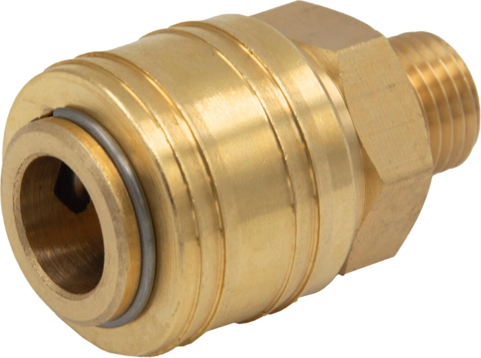 Rýchlospojka s vonkajším závitom 1/4" z mosadze