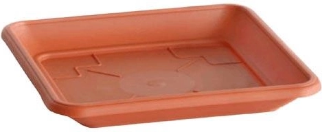 Štvorcová miska pod kvetináč 41 × 41 cm