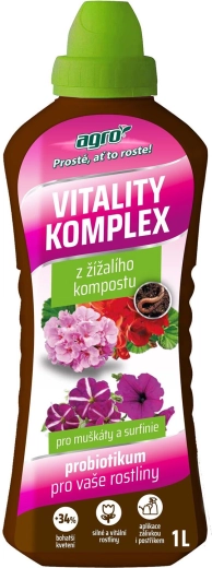 Agro Vitality Komplex pre muškáty a surfínie – probiotikum 1 l