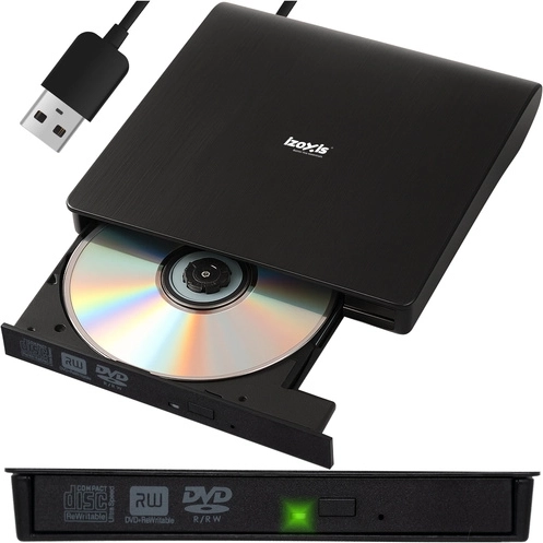 Externá CD/DVD mechanika s napaľovačkou Izoxis