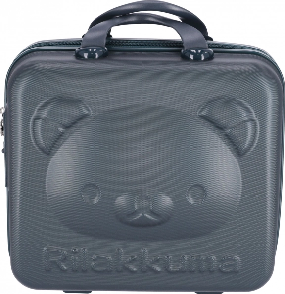 Detský kufor / Roztomilý cestovný kozmetický kufrík - tmavozelený