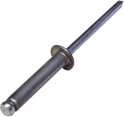 Ťahací nit 4,8 × 12 mm oceľ/oceľ (50 ks)