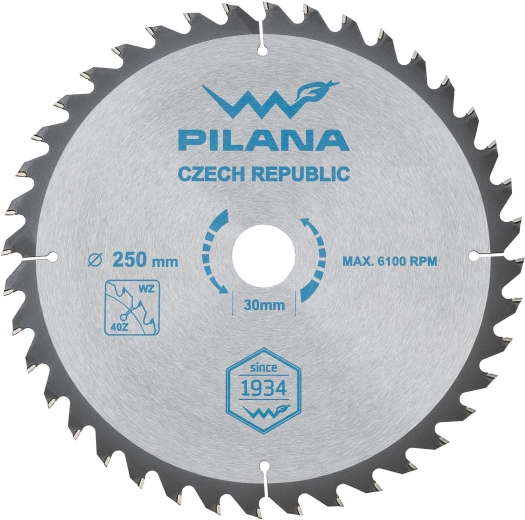 Pílový kotúč PILANA SK 5255 WZ 250 mm, 40 zubov