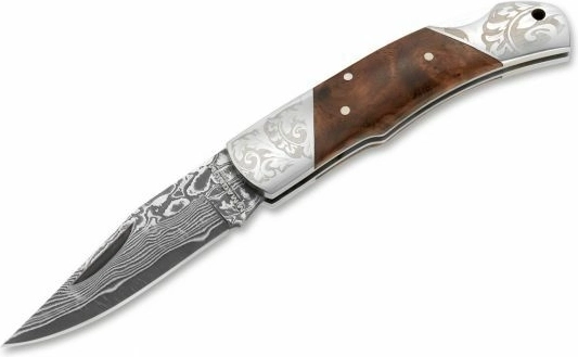 Magnum Damascus Duke vreckový nôž z damascénskej ocele s rukoväťou z koreňového dreva
