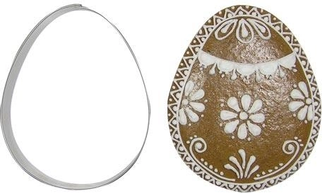Nerezové vykrajovadlo na pečivo – vajce 9 cm