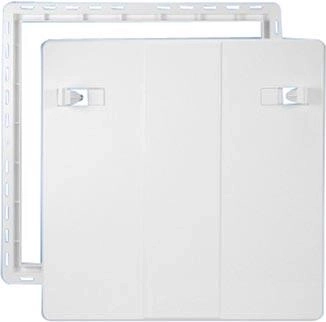 Revízne dvierka 600 × 600 mm plast biela