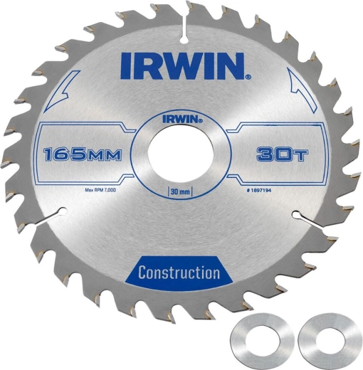 Pílový kotúč IRWIN 165 mm, 30 zubov, tenký rez