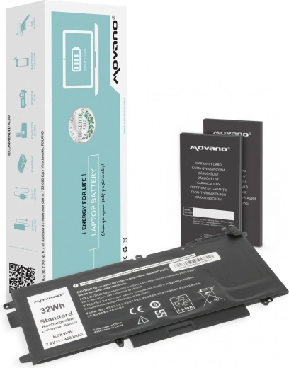 Batéria Movano K5XWW pre Dell Latitude 5289 a 7390 2-in-1 (4200 mAh, 32 Wh)