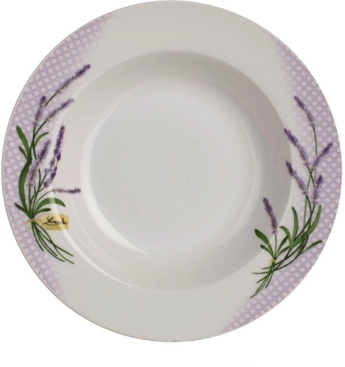 Hlboký porcelánový tanier LAVENDER 21,6 cm
