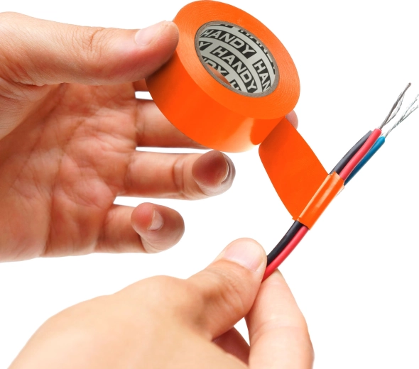 Oranžová PVC izolačná páska 19 mm × 10 m