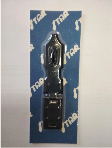 Kĺbová petlica 140 mm čierna