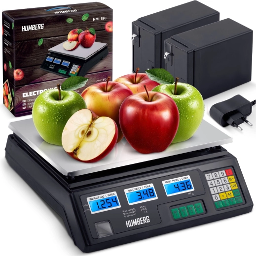 Elektronická obchodná váha 40 kg HUMBERG HM-190