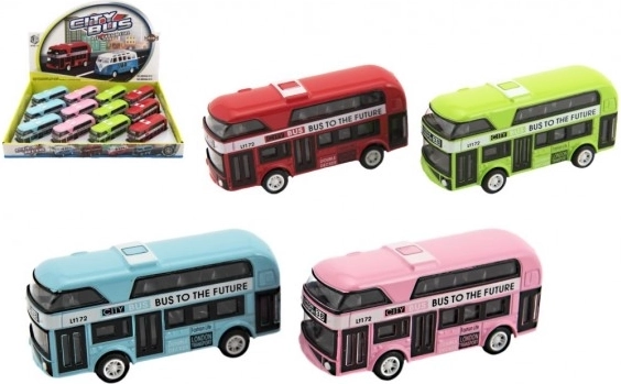 Patrový autobus kovový na spätné natiahnutie