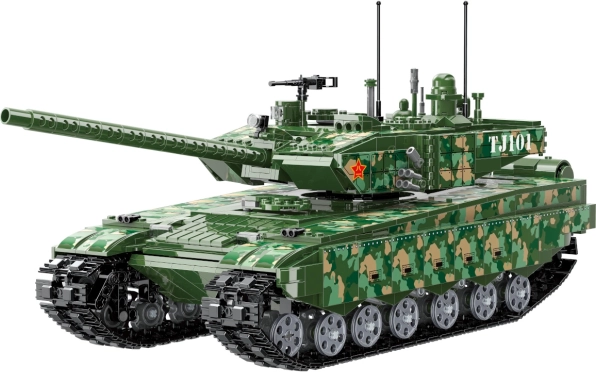 Qman bojová zóna – hlavný bojový tank 99A s detailným modelom motora