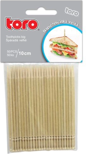 Drevené napichovátka 10 cm, 50 ks