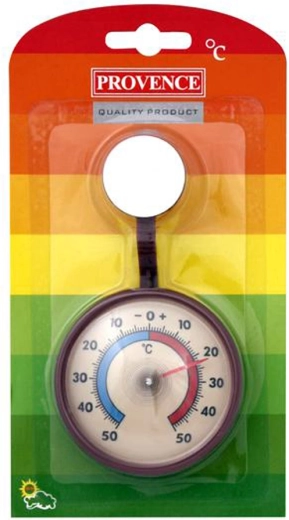 Vonkajší samolepiaci teplomer PROVENCE -50 až +50 °C