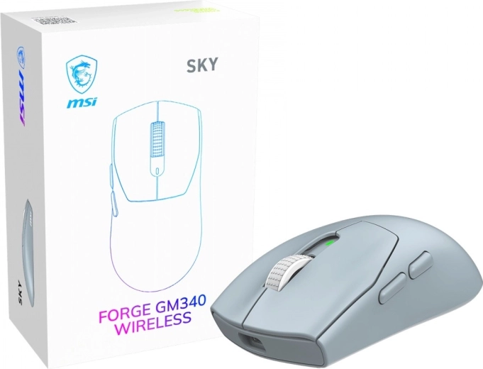 MSI Forge GM340 Wireless Sky bezdrôtová herná myš