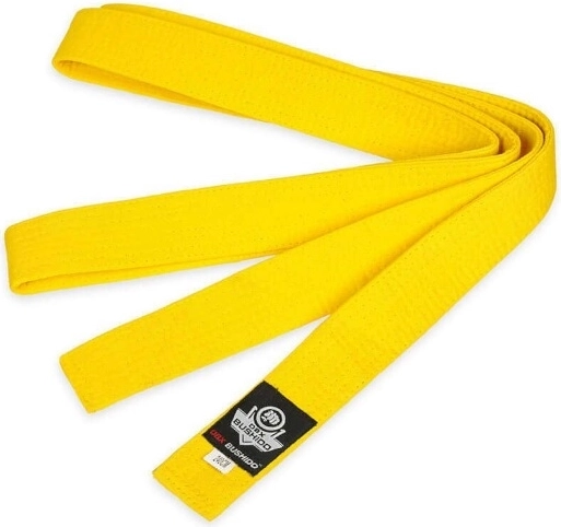 Žltý karate opasok DBX Bushido OBI