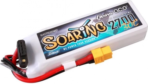 Gens Ace G‑Tech Soaring 2700 mAh 11,1 V 30C LiPo batéria 3S