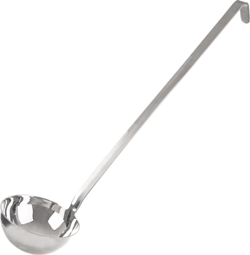 Nerezová gastro naberačka 55 cm, priemer 14 cm