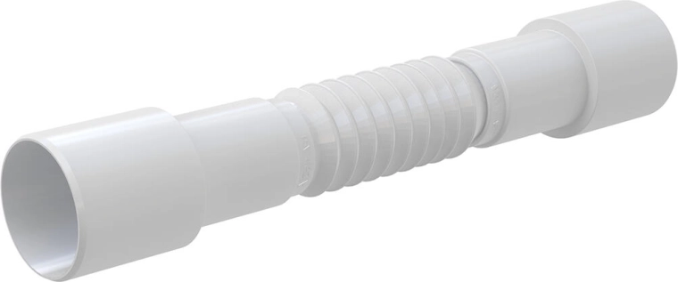 Flexibilná odpadová redukcia 40/50 × 50/40 mm, nastaviteľná dĺžka