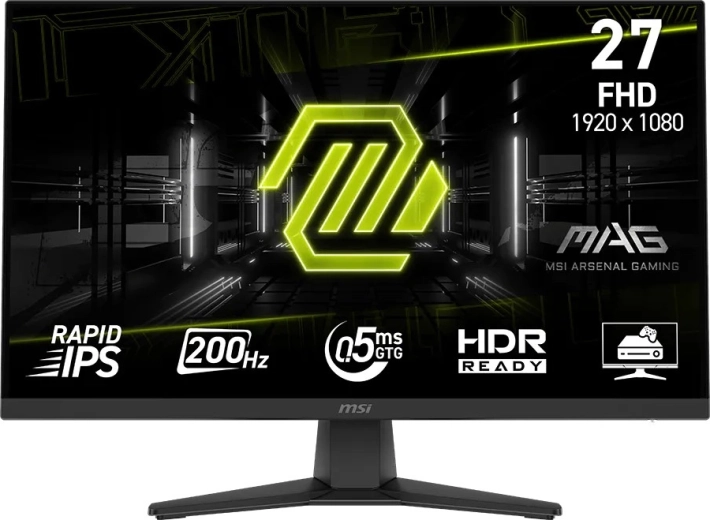 Monitor 27" MAG 272F LED, Full HD, 200 Hz, plochý, čierny