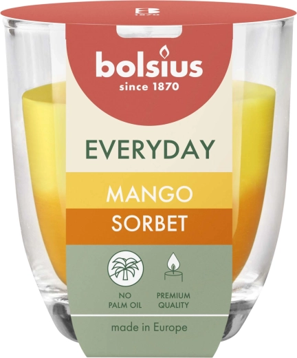 Vonná sviečka v skle mango sorbet 8 × 7 cm, až 24 h