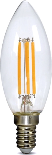 Solight retro LED žiarovka sviečka E14 4 W 3000 K 440 lm