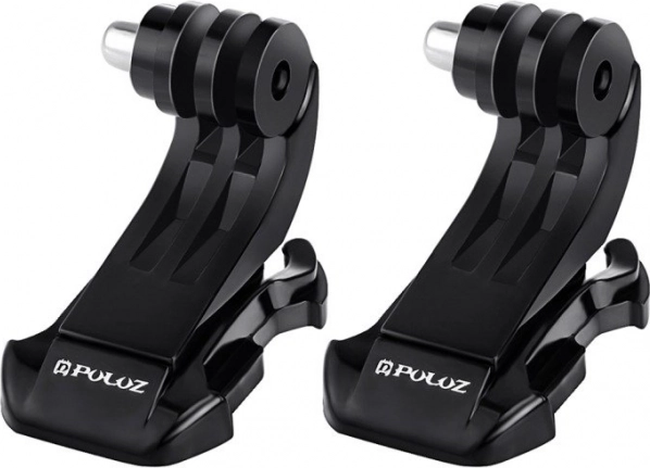 Dvojitý J‑hook držiak PULUZ pre akčné kamery (DJI, GoPro, Insta360)