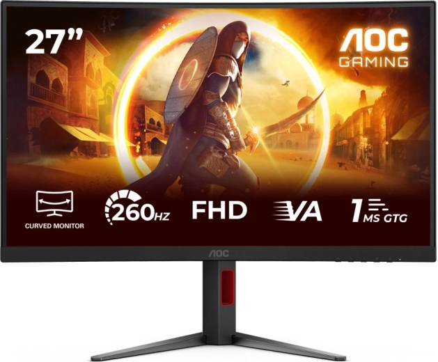 AOC Gaming 27" zakrivený herný monitor C27G4Z2 VA 260 Hz