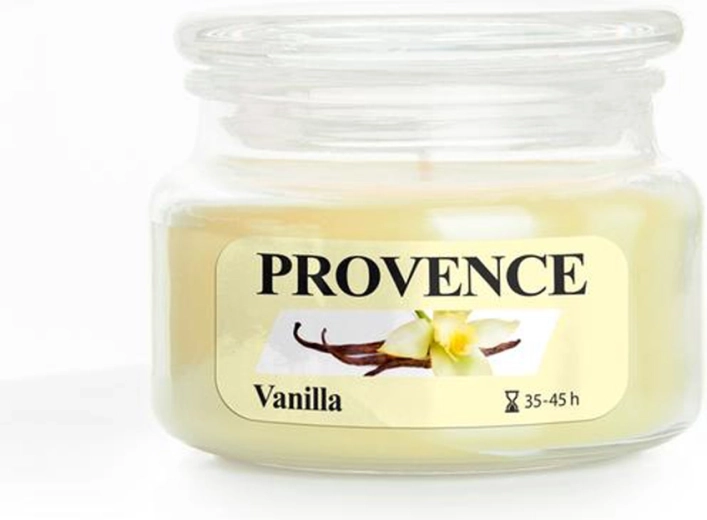 Vonná sviečka v skle PROVENCE vanilka 45 hodín