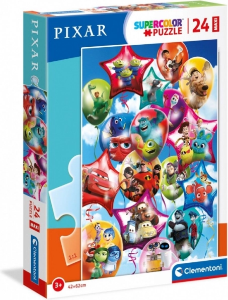 Puzzle CLEMENTONI Pixar párty MAXI 24 dielov