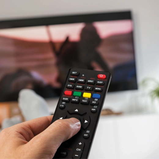 Univerzálny diaľkový ovládač k televízoru pre viac než 250 typov, čierny
