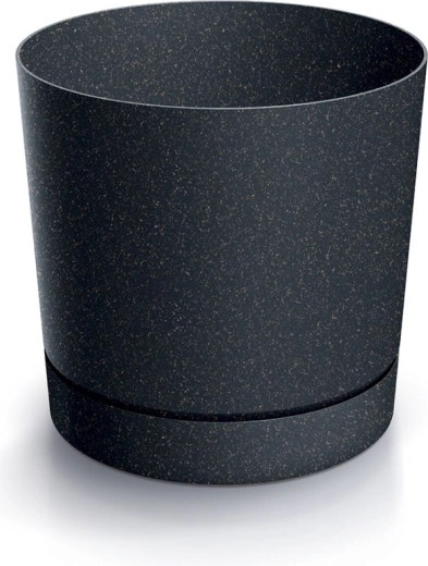 kvetináč TUBO P ECO WOOD 14,7 cm antracit