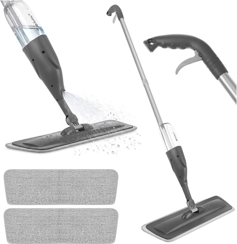 Ruhhy sprejový mop 300 ml s 3 mikrovláknovými návlekmi